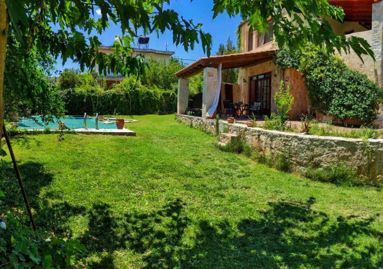 Villa Skine With Private Pool And Garden Chania  Exteriör bild