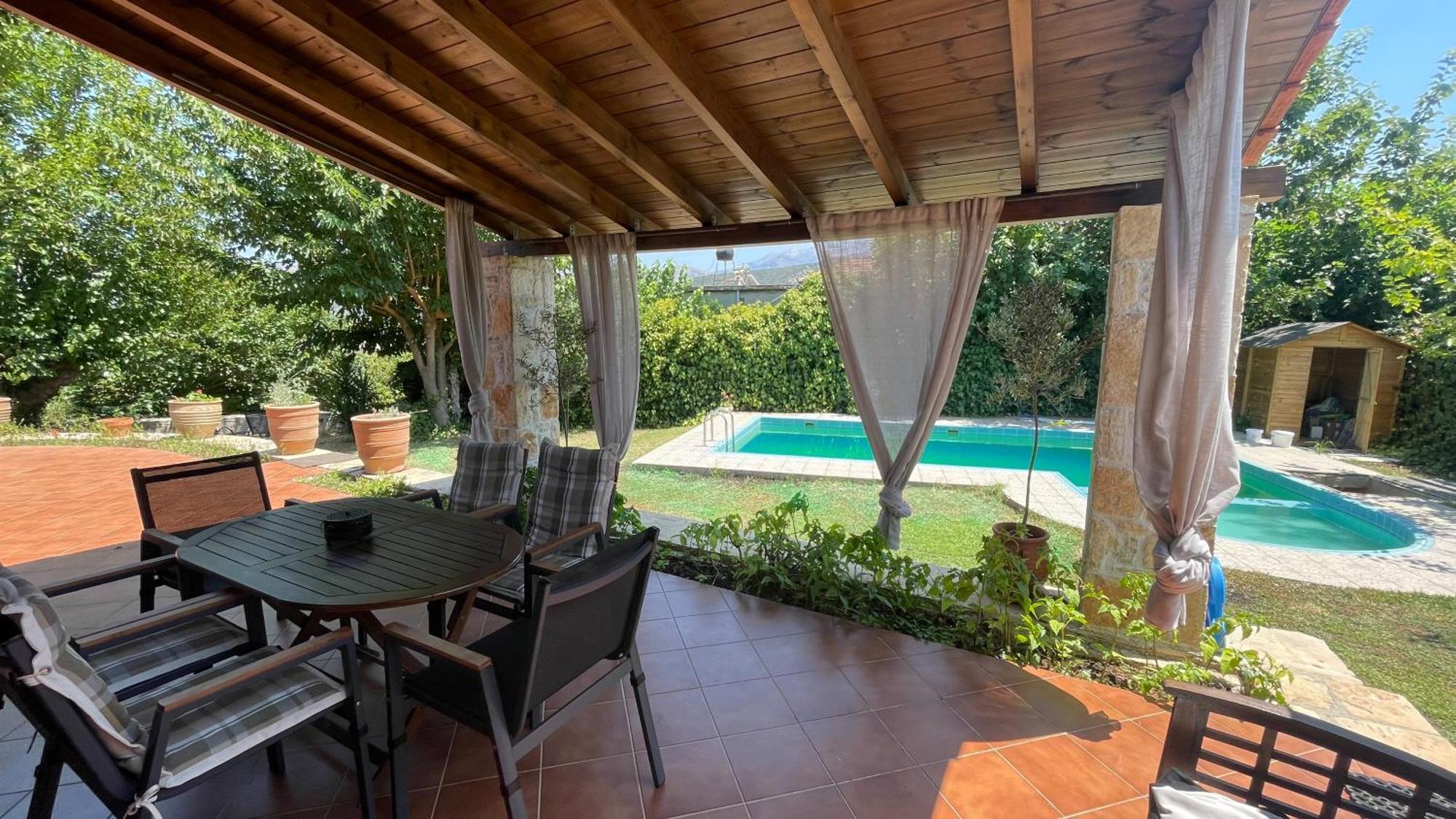 Villa Skine With Private Pool And Garden Chania  Exteriör bild